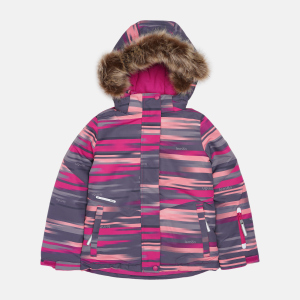 Зимняя куртка Lemon Outdoor Girl ZL1152110ODG 128 см Разноцветная (5907476179115) ТОП в Ужгороде