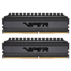 Модуль пам'яті DDR4 2x8GB/3200 Patriot Viper 4 Blackout (PVB416G320C6K) краща модель в Ужгороді