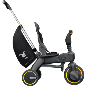 Складаний триколісний велосипед Doona Liki Trike S5 Nitro Black (SP550-99-033-015) в Ужгороді