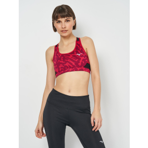 купить Спортивный топ Mizuno Alpha Graphic Bra J2GA170460 M Красный (5059431208788)