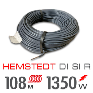 Нагревательный кабель Hemstedt Di Si R - 108 м.п. рейтинг