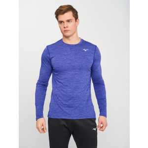 Рашгард Mizuno Impullse Core LS Tee J2GA752027 XL Синій (5059431210194) в Ужгороді