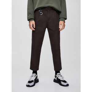 Штани Pull & Bear 5670/510/505 42 Хакі (05670510505422) ТОП в Ужгороді