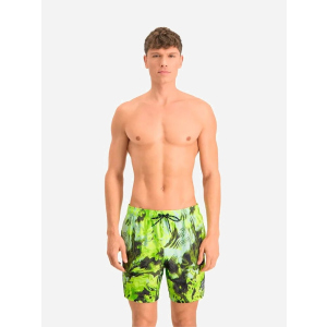 Шорты для купания Puma Swim Men Reflection Aop 93506002 XL Green Yellow (8720245051620) лучшая модель в Ужгороде