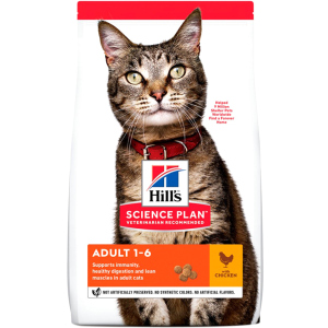 Сухий корм для кішок Hills Science Plan Feline Adult Chicken з куркою - 3 кг (604058) (52742030838) ТОП в Ужгороді