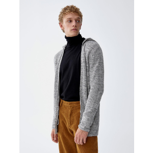 Кардиган Pull & Bear XAZ217377APSX M Белый/Черный (DD8000004572857) лучшая модель в Ужгороде