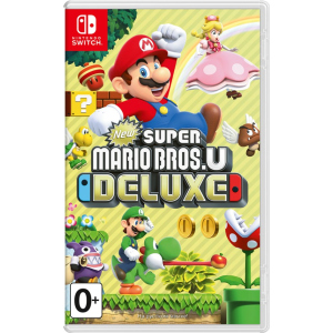 Гра New Super Mario Bros. U Deluxe для Nintendo Switch (Картридж, English version) (45496423810) краща модель в Ужгороді