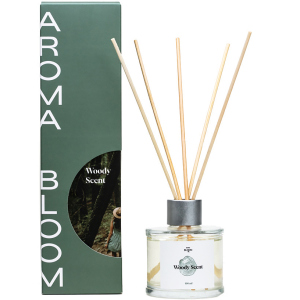 Аромадифузор для дому Aroma Bloom Woody scent Аромат лісу 100 мл (8690954163498) краща модель в Ужгороді