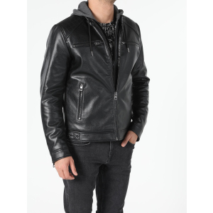 Куртка зі штучної шкіри Colin's CL1053007BLK XL Black в Ужгороді