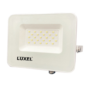 Світлодіодний білий прожектор Luxel 162х144х28мм 175-260V 20W IP65 (LED-LPEW-20С)