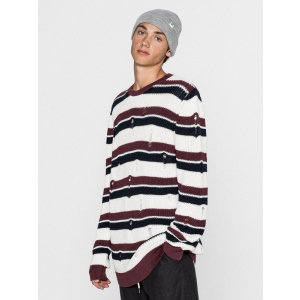 Джемпер Pull & Bear XAZ177077WAUC M Белый в темно-синюю полоску коричневый (DD8000003776775) в Ужгороде