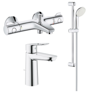 Набор смесителей Grohe Grohtherm 800 + BauLoop 34550TM лучшая модель в Ужгороде