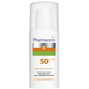 Сонцезахисний крем для шкіри з акне Pharmaceris S Medi Acne Protect SPF50+ 50 мл (5900717149052)