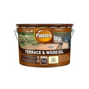 PINOTEX TERRACE & WOOD OIL Тонована атмосферостійка деревозахисна олія 10 л краща модель в Ужгороді