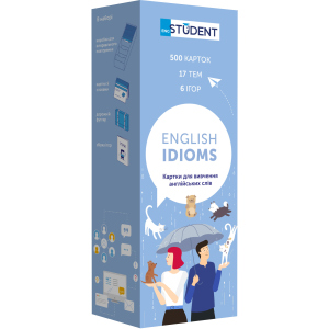 Картки для вивчення англійської English Student English Idioms (9786177702312) краща модель в Ужгороді