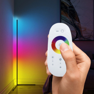 Кутовий світильник з підсвічуванням торшер Lesko YL6002 RGB+Пульт дистанційного керування підлоговий (F_7967-29272) ТОП в Ужгороді