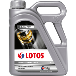 Масло моторное Lotos Oil Semisyntetic Diesel CF 10W-40 4 л (WF-K400N40-0H0) в Ужгороде
