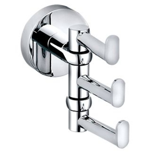 Гачок у ванну настінний потрійний PERFECT SANITARY APPLIANCES SP 8143A хром метал 000021577 в Ужгороді