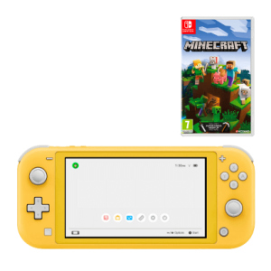 Набір Консоль Nintendo Switch Lite 32GB Yellow Новий + Гра Minecraft Nintendo Switch Російська Озвучка Новий ТОП в Ужгороді