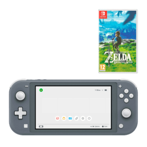 Набір Консоль Nintendo Switch Lite 32GB Grey Новий + Гра The Legend of Zelda Breath of The Wild Nintendo Switch Російська Озвучка Новий в Ужгороді