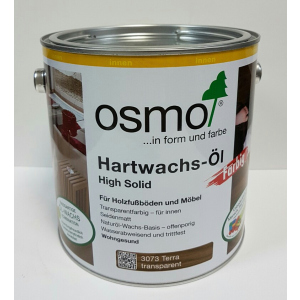 Масло с твердым воском цветное прозрачное OSMO HARTWACHS-ÖL Farbig 3073 - (терра) 2.5 л. в Ужгороде