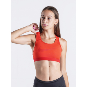 Спортивный топ Nike W Nk Df Swsh Icnclsh Gx Bra DD1141-673 XL Оранжевый (195239602238) лучшая модель в Ужгороде