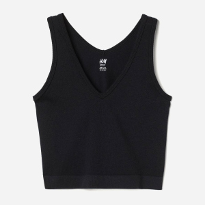 Спортивный топ H&M Sport 935330001b39 XS Черный (KC100000017399) ТОП в Ужгороде