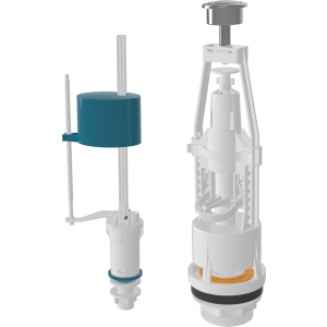 Арматура для бачка змивного NOVA 4124N універсальна з клапаном нижньої подачі води надійний