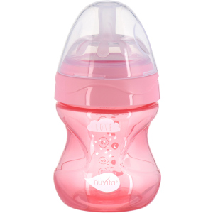Детская Антиколиковая бутылочка для кормления Nuvita Mimic Cool 150 мл Розовая (NV6012PINK) ТОП в Ужгороде