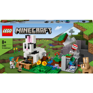 Конструктор LEGO Minecraft Кроличе Ранчо 340 деталей (21181) ТОП в Ужгороде