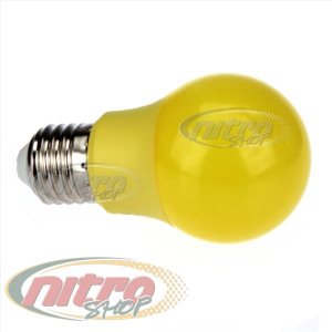 купить Комплект 10 шт. светодиодных ламп Horoz Electric Spectra Yellow 3Вт 220В Е27 Желтая