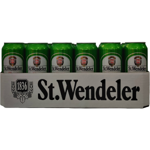 Упаковка пива St.Wendeler Lager светлое фильтрованное 5.3% 0.5 л.х 24 шт (4002631024161G) в Ужгороде