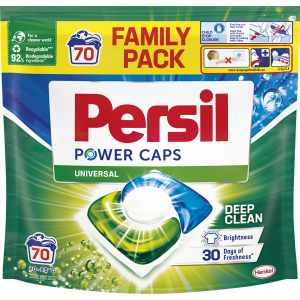 Капсули для прання Persil Power Caps Універсал Doy 70 шт (9000101536560) краща модель в Ужгороді