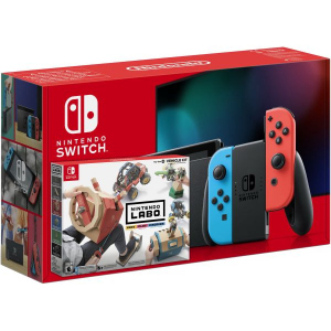 Nintendo Switch Neon Blue-Red (Upgraded version) + Nintendo Labo: Vehicle Kit в Ужгороді