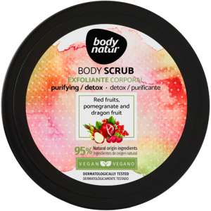 Скраб для тіла Body Natur Body Scrub Pomegranate and Dragon fruit 200 мл (8414719408095) ТОП в Ужгороді