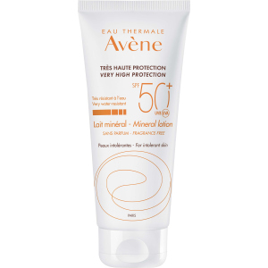 Сонцезахисне молочко мінеральне Avene SPF 50+ для гіперчутливої ​​шкіри 100 мл (3282779355872) ТОП в Ужгороді