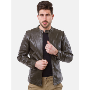 Куртка из искусственной кожи Remix 2671 M Коричневая (2950006499347) лучшая модель в Ужгороде