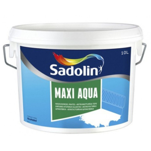 Шпаклівка акрилова SADOLIN MAXI AQUA вологостійка блакитна 10л краща модель в Ужгороді