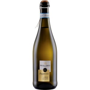 Вино игристое Soligo Prosecco Treviso Liga - Tappo Spago 11% белое сухое 0.75 л (8008170000488) лучшая модель в Ужгороде