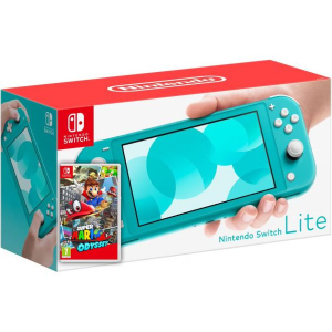 Nintendo Switch Lite Turquoise + Гра Super Mario Odyssey (російська версія) в Ужгороді