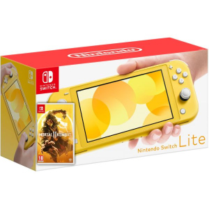 Nintendo Switch Lite Yellow + Гра Mortal Kombat 11 (російська версія) краща модель в Ужгороді