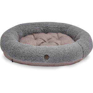 Лежак для собак Harley and Cho Bagel Fur Gray S 60x50 см (3700003) надежный