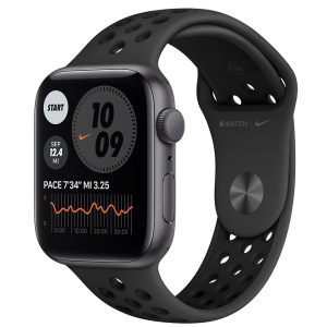 Смарт-часы Apple Watch SE Nike GPS 44mm Space Gray Aluminium Case with Anthracite/Black Nike Sport Band (MYYK2UL/A) в Ужгороді