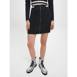 хорошая модель Юбка Calvin Klein Jeans Zip Monochrome Milano Skirt J20J214946-BEH0 XS CK Black (8719853188989)