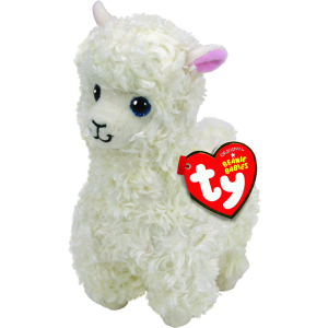 Мягкая игрушка TY Beanie Babies Белая лама Lily 25 см (8421963164) рейтинг