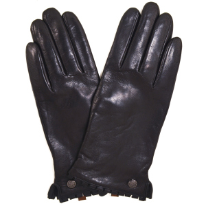 Жіночі рукавички шкіряні Sergio Torri 580 ш6.5 Чорні (2000000021621) в Ужгороді