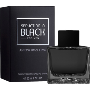 Туалетная вода для мужчин Antonio Banderas Seduction In Black 50 мл (ROZ6400050042)