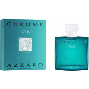 Туалетна вода для чоловіків Azzaro Chrome Aqua 50 мл (3351500012954) в Ужгороді