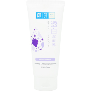 Выравнивающая тон крем-пенка для умывания Hada Labo Soft & White Face Wash с ресвератролом 100 г (6917246013296)