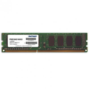 Модуль памяти PATRIOT 8GB [1x8GB 1600MHz DDR3] (PSD38G16002S) (F00152406) лучшая модель в Ужгороде